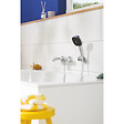 GROHE - VitalioFlex Silver flexible de douche anti-torsion 150 cm, chrome (G27505001) - vignette