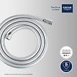 GROHE - Grohe VitalioFlex Silver flexible de douche anti-torsion 175 cm, chrome (G27506001) - vignette