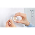 TESA - Spaa Support pour douchette à main, plastique finition chromée, pose facile sans perçage (40343-00000-00) - vignette