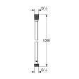 GROHE - VitalioFlex Silver Long-Life flexible de douche 1000 mm, chrome (G22111000) - vignette