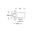 GROHE - Grohe Rainshower®  Coude à encastrer 1/2" (27057000) - vignette