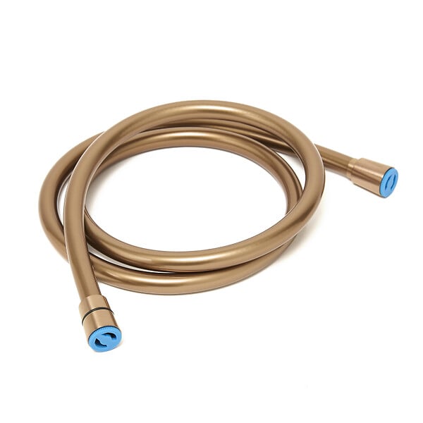 SWISS AQUA TECHNOLOGIES - Swiss Aqua Technologies Aurum flexible de douche 150 cm avec écrou anti-torsion, or rose (SATBAURHPBRG) - large