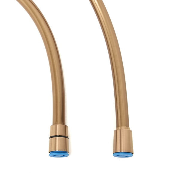 SWISS AQUA TECHNOLOGIES - Swiss Aqua Technologies Aurum flexible de douche 150 cm avec écrou anti-torsion, or rose (SATBAURHPBRG) - large