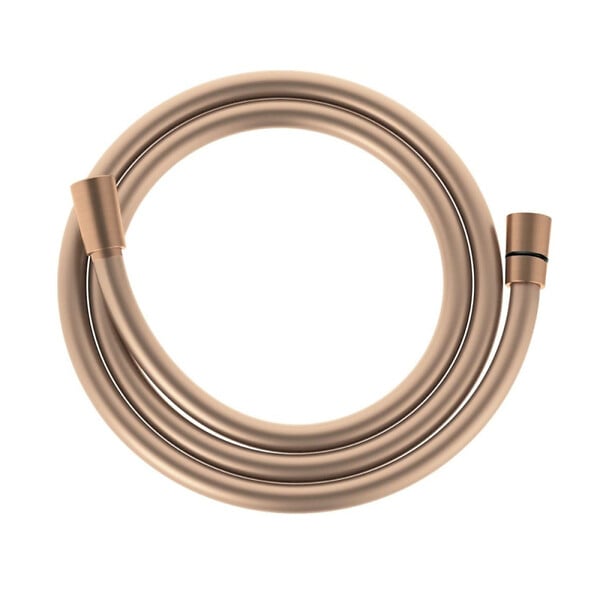 SWISS AQUA TECHNOLOGIES - Swiss Aqua Technologies Aurum flexible de douche 150 cm avec écrou anti-torsion, or rose (SATBAURHPBRG) - large