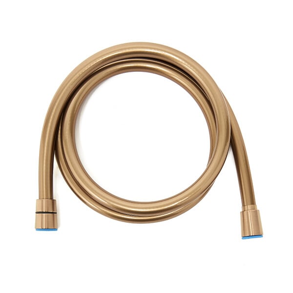 SWISS AQUA TECHNOLOGIES - Swiss Aqua Technologies Aurum flexible de douche 150 cm avec écrou anti-torsion, or rose (SATBAURHPBRG) - large