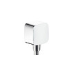 HANSGROHE - FixFit SoftCube Coude de raccordement synthétique, Chrome (26457000) - vignette