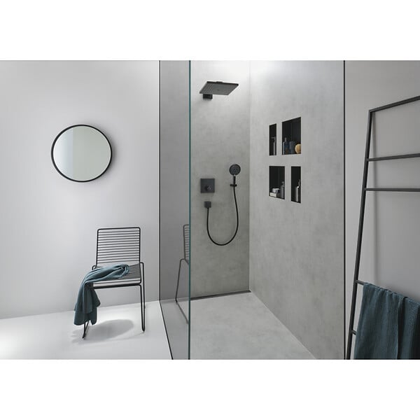 HANSGROHE - Isiflex Flexible de douche 125 cm, Noir mat (28272670) - large