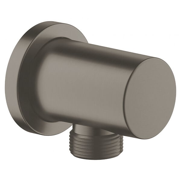 GROHE - Grohe Rainshower Coude à encastrer 1/2", Hard Graphite Brossé (27057AL0) - large