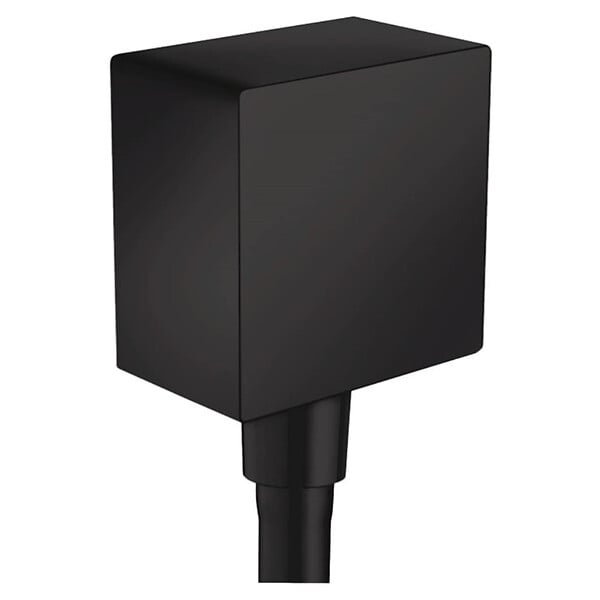 HANSGROHE - Coude de raccordement Fixfit Square, noir mat (26455670) - large