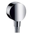 HANSGROHE - Hansgrohe Fixfit S Coude pour raccordement mural, chrome (26453000) - vignette
