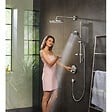 HANSGROHE - Hansgrohe Fixfit S Coude pour raccordement mural, chrome (26453000) - vignette