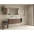 SWISS AQUA TECHNOLOGIES - Swiss Aqua Technologies Walk-in 110x200cm paroi en verre Crystal Glass®  8 mm anticalcaire, avec bras et profilés chrome brillant (SATBWI110PR) - vignette