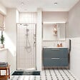 CERAMIA - Ceramia Zenith Porte de douche 100x195cm pivotante anticalcaire avec profilés Chrome brillant (CERAHZ100C) - vignette