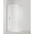 SWISS AQUA TECHNOLOGIES - Swiss Aqua Technologies Walk-in 120x200cm Paroi en verre Crystal Glass® 8 mm anticalcaire, avec bras et profilés chrome brillant (SATBWI120PR) - vignette