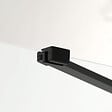 SWISS AQUA TECHNOLOGIES - Swiss Aqua Technologies Fusion ensemble porte pivotante /paroi 100x90cm anticalcaire avec profilés noir mat (SATFUD100S90C-SET) - vignette