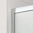 SWISS AQUA TECHNOLOGIES - Swiss Aqua Technologies TEX BB ensemble porte coulissante/paroi 100x90cm anticalcaire avec profilés chrome brillant (TEXDBB100S90-SET) - vignette