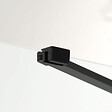 SWISS AQUA TECHNOLOGIES - Swiss Aqua Technologies Fusion ensemble porte pivotante /paroi 80x80cm anticalcaire avec profilés noir mat (SATFUD80S80C-SET) - vignette