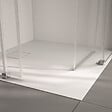 HUPPE - Next - Paroi douche et porte coulissante 90x90cm en verre transparent + Profilés chromés brillants (145002.069.322) - vignette