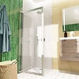 SWISS AQUA TECHNOLOGIES - Swiss Aqua Technologies TEX-C ensemble porte compact/paroi 90x80cm anticalcaire avec profilés chrome brillant (SATTEXC90S80) - vignette