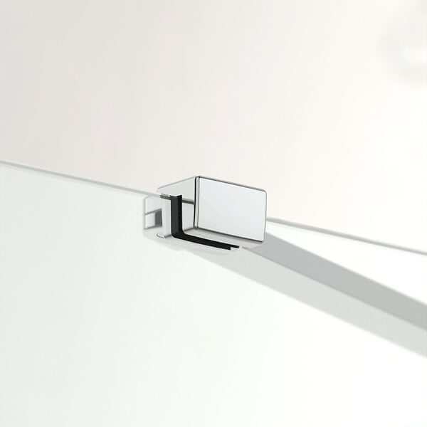 SWISS AQUA TECHNOLOGIES - Swiss Aqua Technologies Fusion ensemble porte pivotante /paroi 80x80cm anticalcaire avec profilés chrome brillant (SATFUD80S80-SET) - large