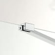 SWISS AQUA TECHNOLOGIES - Swiss Aqua Technologies Fusion ensemble porte pivotante /paroi 80x80cm anticalcaire avec profilés chrome brillant (SATFUD80S80-SET) - vignette