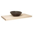 NATUREL - Naturel Plaque sous lavabo Naturel Dolce 120x50 cm acacia DO12050AK - vignette