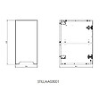 NATUREL - Meuble de salle de bain Naturel Stilla 30x60x45 cm, blanc (STILLAA03001) - vignette