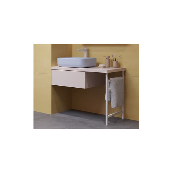NATUREL - Naturel Accessoires pied sous plaque Naturel Dolce 45x68x3 cm blanc mat NOHAH45BM - large