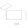 NATUREL - Plan Naturel Stilla 80x2,5x46 cm noir (STILLAF08007) - vignette
