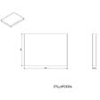 NATUREL - Plan Naturel Stilla 30x2,5x23 cm noir (STILLAF03006) - vignette