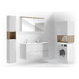 NATUREL - Naturel Meuble de salle de bain Naturel Stilla 30x60x22 cm blanc (STILLAA03002) - vignette