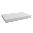 EGGER - Egger Set Naturel plan vasque 80x8x50 cm + 2 fixations porte serviette 45 cm, blanc mat (DO8050BM-FIX3) - vignette
