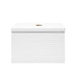 NATUREL - Meuble de salle de bain sous lavabo Naturel Savona 78x43x44,8 cm blanc brillant (SAVONA80BID) - vignette