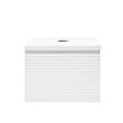 NATUREL - Meuble de salle de bain sous lavabo Naturel Savona 58x43x44,8 cm blanc brillant (SAVONA60BID) - vignette
