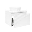 NATUREL - Meuble de salle de bain sous lavabo Naturel Savona 58x43x44,8 cm blanc brillant (SAVONA60BID) - vignette