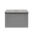 NATUREL - Meuble de salle de bain sous lavabo Naturel Savona 78x43x44,8 cm gris mat (SAVONA80GMD) - vignette