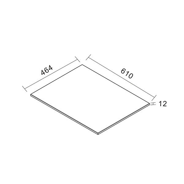 CERAMIA - Ceramia Set complet 60 cm : plan vasque blanc mat + meuble assemblé certifié FSC, gris perle (CERAMIA-4LG60-S) - large