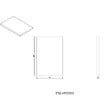 NATUREL - Plan Naturel Stilla 30x2,5x46 cm noir (STILLAF03005) - vignette