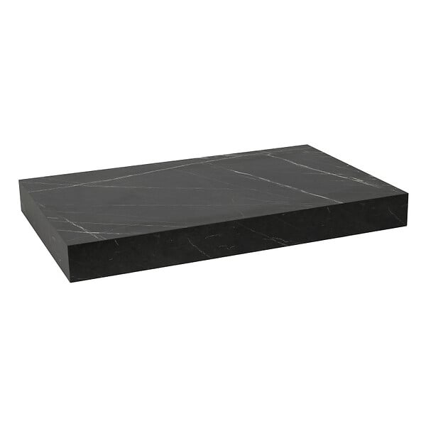 EGGER - Egger Naturel plan vasque 103,5x8x50 cm, noir effet marbre (DO10050PBC) - large