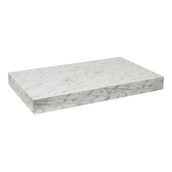 EGGER - Egger Naturel plan vasque 103,5x8x50 cm, blanc effet marbre (DO10050MCB) - large