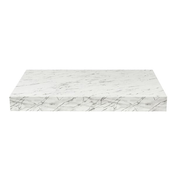EGGER - Egger Naturel plan vasque 103,5x8x50 cm, blanc effet marbre (DO10050MCB) - large