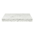EGGER - Egger Naturel plan vasque 103,5x8x50 cm, blanc effet marbre (DO10050MCB) - vignette