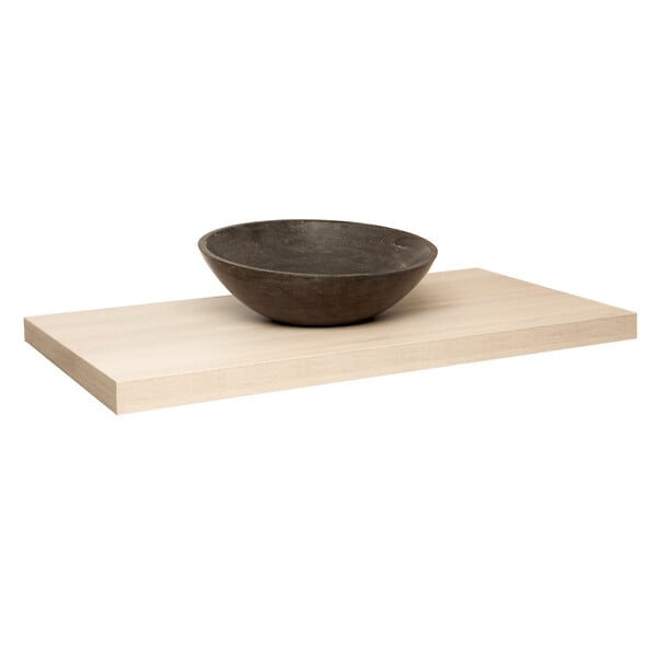 NATUREL - Naturel Plaque sous lavabo Naturel Dolce 80x50 cm acacia DO8050AK - large