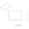 NATUREL - Naturel Plan Naturel Stilla 60x2,5x46 cm blanc (STILLAF06007B) - vignette