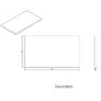 NATUREL - Naturel Plan Naturel Stilla 80x2,5x46 cm marron (STILLAF08003) - vignette