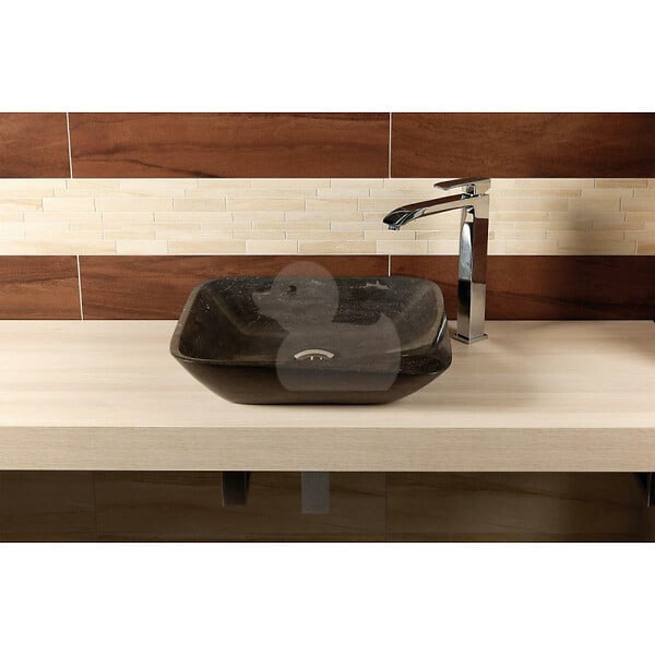 NATUREL - Naturel Plaque sous lavabo Naturel Dolce 90x50 cm acacia DO9050AK - large