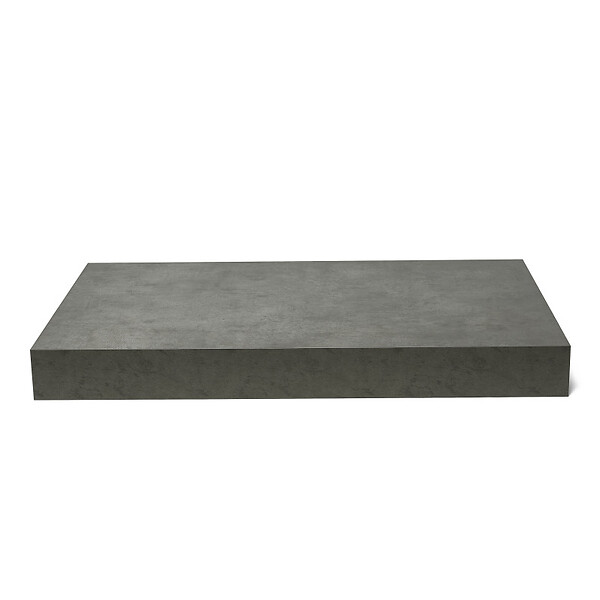 EGGER - Egger Naturel plan vasque 123,5x8x50 cm, gris foncé mat effet beton (DO12050BCS) - large