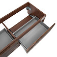 SWISS AQUA TECHNOLOGIES - Swiss Aqua Technologies Meuble de salle de bain avec comptoir en granit SAT Evolution 118x30x44,8 cm noyer mat (SATEVO120NAZ) - vignette