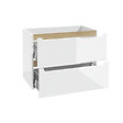 NATUREL - Naturel Meuble de salle de bain supplémentaire Naturel Stilla 80x60x45 cm blanc (STILLAB08002) - vignette