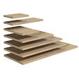 NATUREL - Naturel Plan Naturel Stilla 30x2,5x46 cm marron (STILLAF03004) - vignette